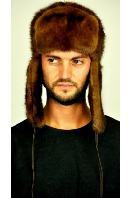 Mink fur hat - Russian style